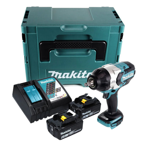 Boulonneuse à chocs 18V LXT 1000Nm 1/2" (2x6,0 Ah) en MAKPAC- MAKITA DTW1002RGJ