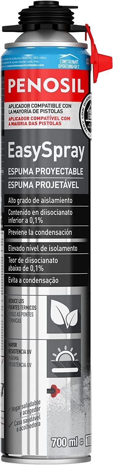 Mousse Pulvérisable Isolante EASYSPRAY - Pistolable 700 ML - PENOSIL