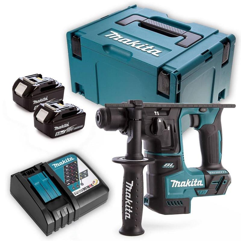 Perforateur SDS-Plus 18V LXT 1,2 J (2x5,0 Ah) en MAKPAC - MAKITA DHR171RTJ