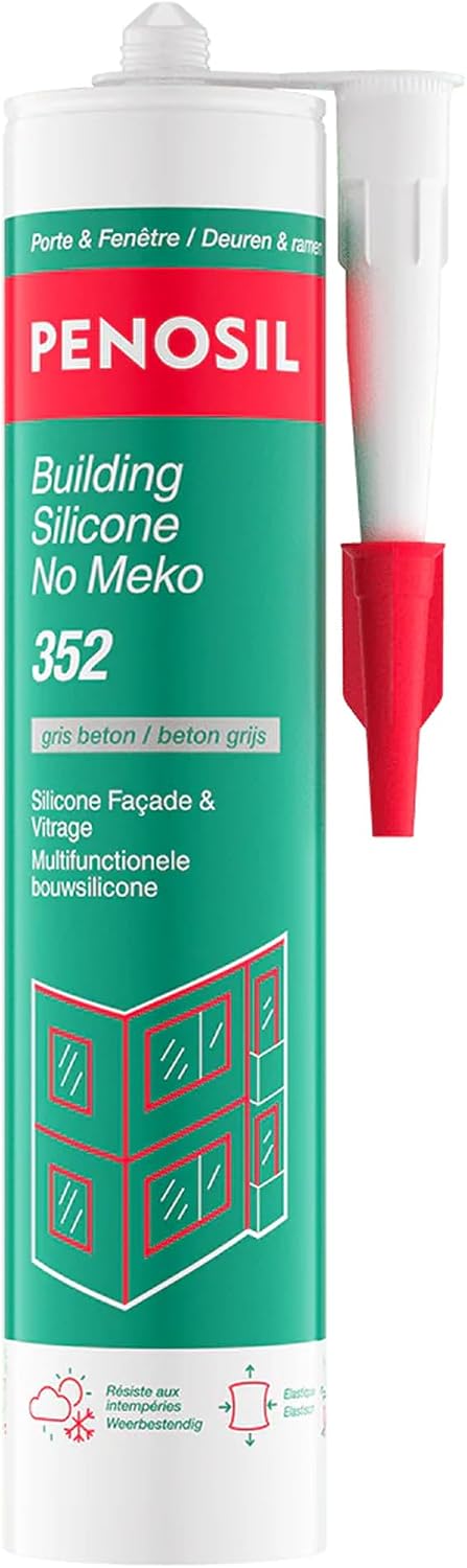 Mastic silicone polyvalent sans MEKO - RAL 7016 Gris Anthracite – Intérieur/extérieur – 300 ml - PENOSIL H40475