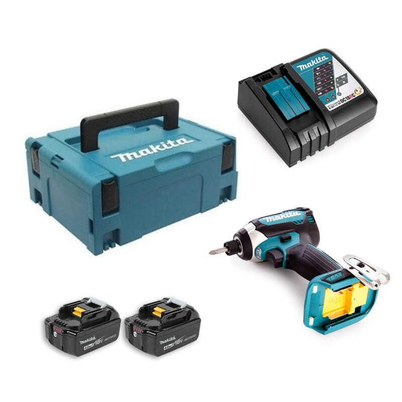 Visseuse à chocs 18V LXT 170Nm (2x4.0 Ah) en MAKPAC - MAKITA DTD153RMJ