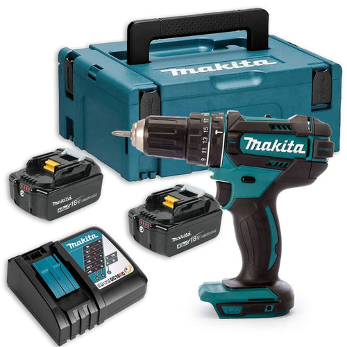 Perceuse à percussion 18V LXT (2x4,0 Ah) en MAKPAC - MAKITA DHP482RMJ