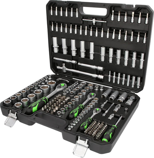 Coffret de douilles et accessoires COMPETITION 1/4"+3/8"+1/2" 191 pcs - KS TOOLS 512.0191