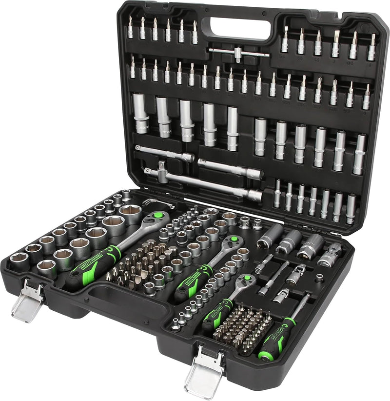 Coffret de douilles et accessoires COMPETITION 1/4"+3/8"+1/2" 191 pcs - KS TOOLS 512.0191
