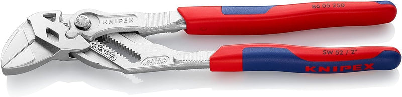 Pince-clé (pince et clé à la fois) bi-matière 250 mm – KNIPEX 86 05 250
