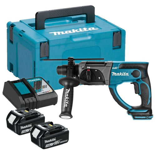 Perforateur burineur SDS-Plus 2J 18V LXT (2x4,0 Ah) en MAKPAC - MAKITA DHR202RMJ