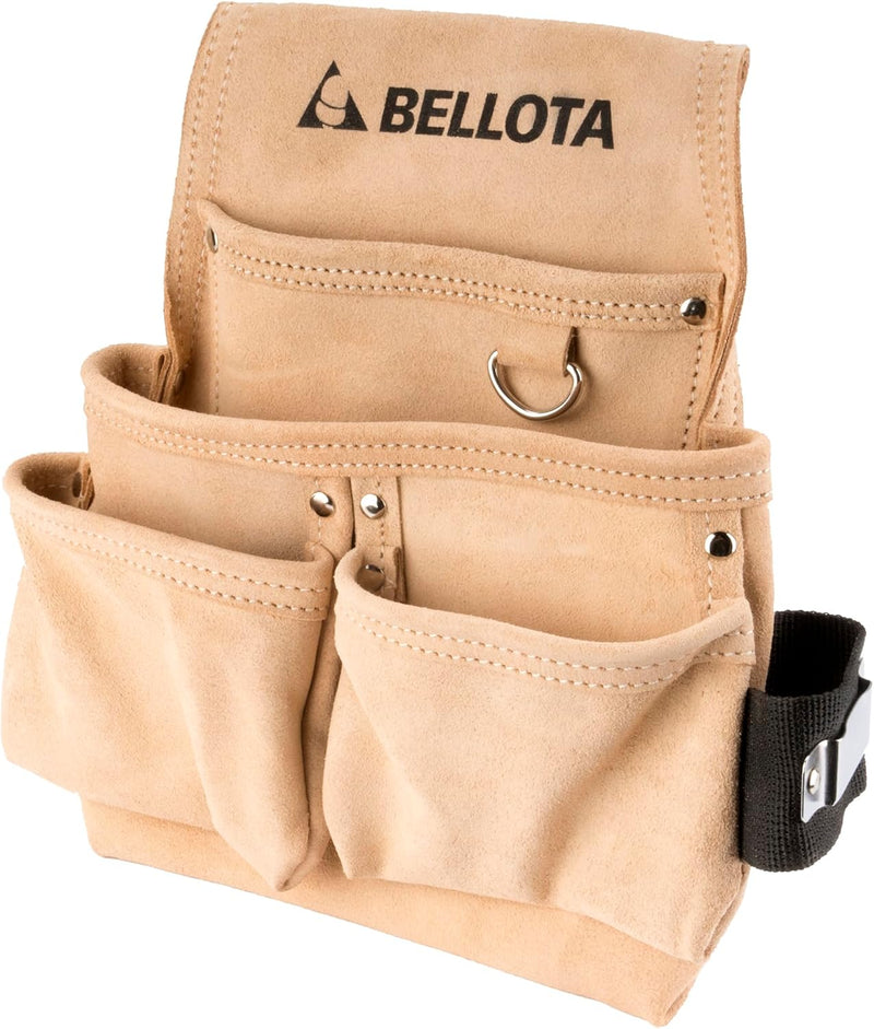 Ceinture porte outils en cuir avec 4 poches - BELLOTA PC4BOL