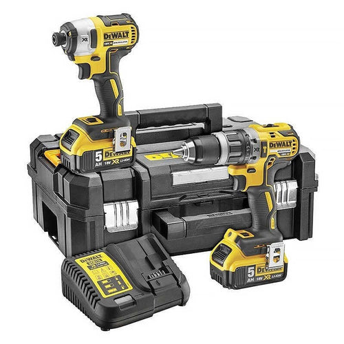 Pack 2 outils (DCD796/DCF887) 18V XR + (2x5,0 Ah) - DEWALT DCK266P2T