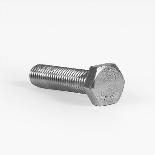 Vis tête hexagonale M8 - Acier Zingué 8.8 / 50 pièces