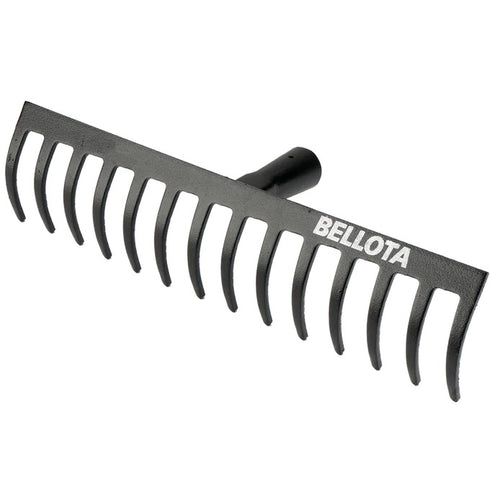 Râteau de Jardin avec 14 Dents - Tête en Acier - Manche Non Inclus - BELLOTA 95114