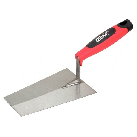 Truelle italienne carrée - lame acier - manche bi-composant - 200 mm - KS Tools 144.0223