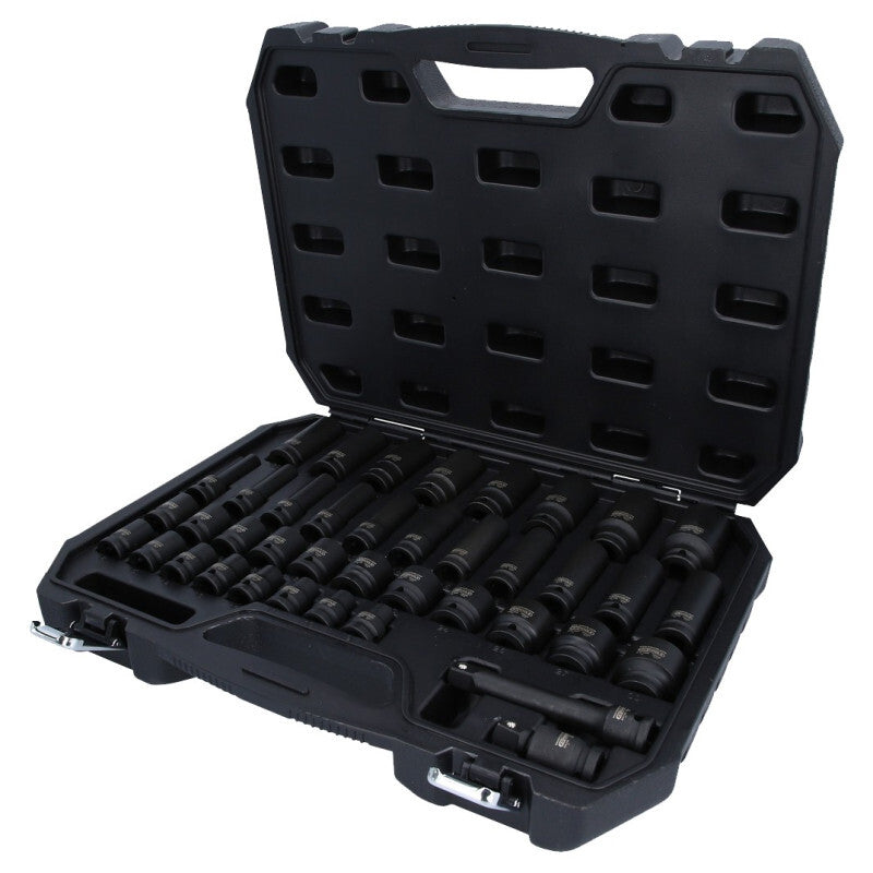 Coffret de douilles à chocs 1/2", 40 pièces - KSTools 515.0065