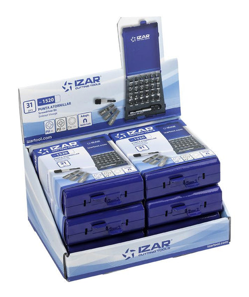 Set Coffret Embout Vissage DIN3126 STANDARD - 31 PCS - IZAR