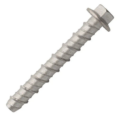 Vis béton en Acier Zingué – tête hexagonal à embase – M12 x 100 – ESSBOX 25 PCS – SCELL-IT