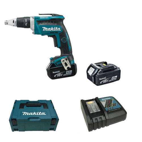 Visseuse à placo 18V LXT (2x4.0Ah) en MAKPAC - MAKITA DFS452RMJ