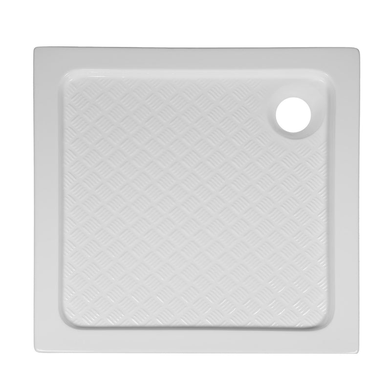 Bac receveur de douche 80 x 80 cm en acrylique, antiglisse, antirouille, épaisseur 6 CM évacuation Ø9 CM – LPP LILA