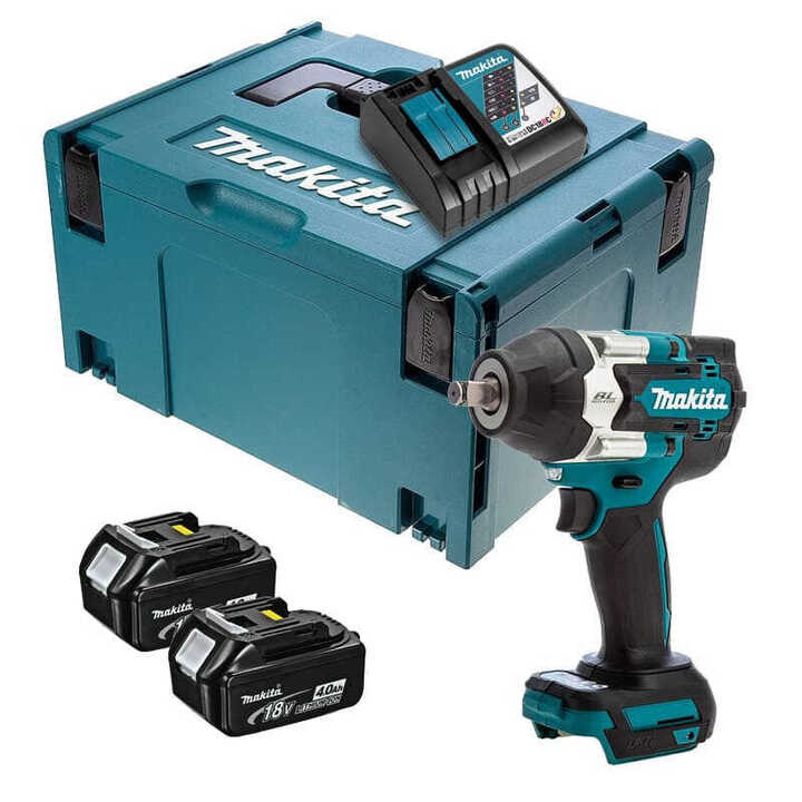 Boulonneuse à chocs 18V LXT 700 Nm 1/2" (2x4,0 Ah) en MAKPAC - MAKITA DTW700RMJ