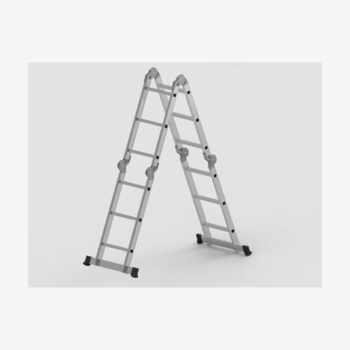 Échelle multifonctions polyvalente en aluminium, pliante et antidérapante – Charge 150 kg – LPP CL