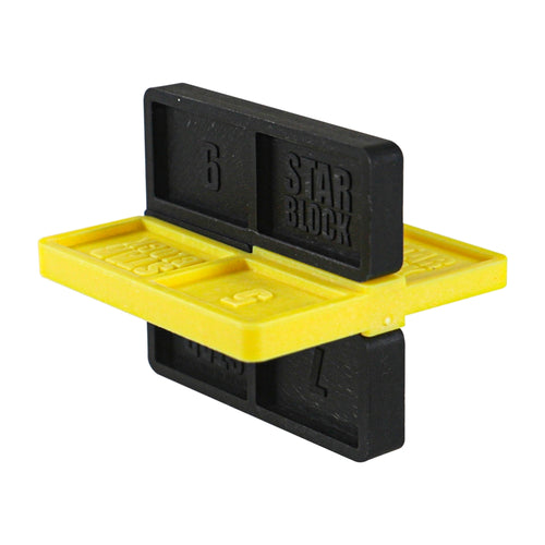 Espaceur lames terrasse de 4 à 7 mm – 24 pièces - STARBLOCK 477498
