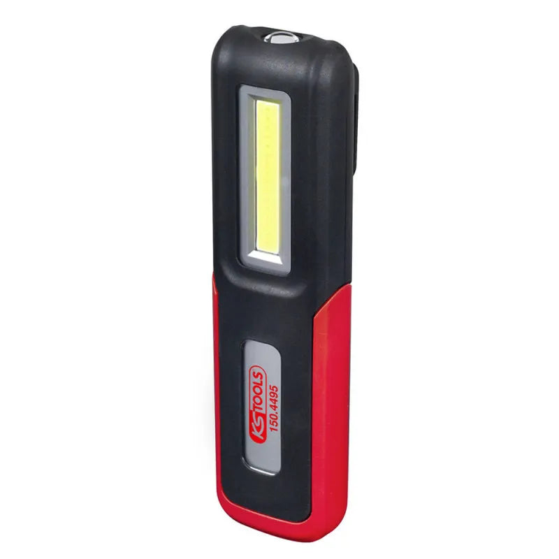 Lampe à main d’atelier mobile, rabattable, DEL COB 3 Watt - KS TOOLS 150.4495