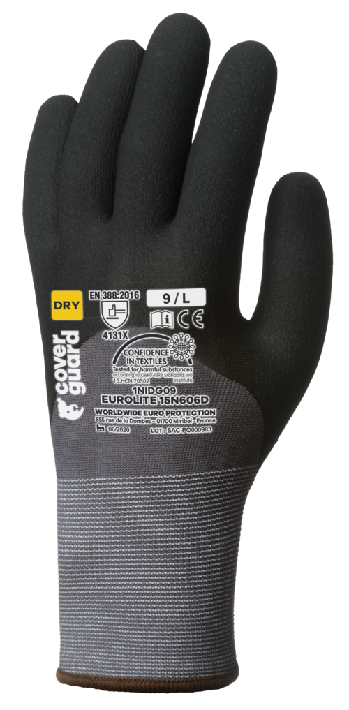 Gants manutention lourde anti-coupure (gros travaux) - 1NIDG09 Coverguard