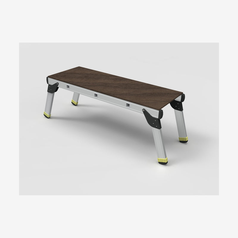 Plateforme de travail pliante en aluminium antidérapante – Marchepied stable, Charge max 150 Kg – LPP CL