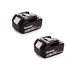 Pack 2 batteries 18V Li-Ion LXT (2x5,0 Ah) BL1850B - MAKITA 197288-2
