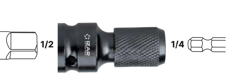 Adaptateur 1/2 à 1/4 - IZAR 75107