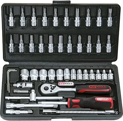 Coffret de 46 douilles F6, de 4 à 14 mm - KS TOOLS 911.0646