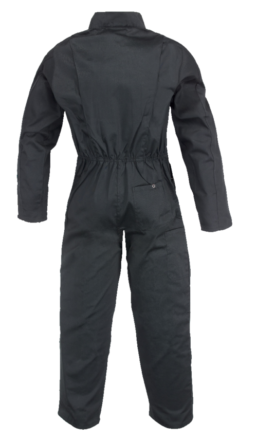 Combinaison Noir 2 zips FACTORY - Polycoton - 245 g/m2 - COVERGUARD