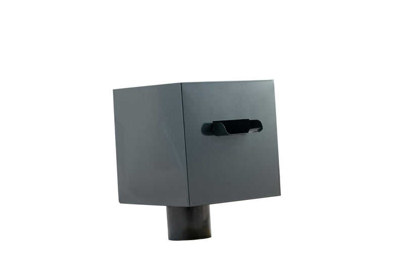 Boite à Eau Carré - Ral 7016 Gris Anthracite - Avec trop plein de sortie - LPP