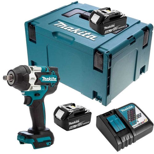 Boulonneuse à chocs 18V LXT 700 Nm 1/2" (2x5,0 Ah) en MAKPAC - MAKITA DTW700RTJ