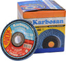 Lot de 10 Disques à lamelles Karbosan 125mm grains 80