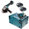 Meuleuse d'angle 18V Ø125 mm (2x3,0 Ah) en MAKPAC - MAKITA DGA506RFJ