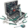 Mallette à outils en aluminium, équipée, 90 pièces - MANNESMANN - M29067