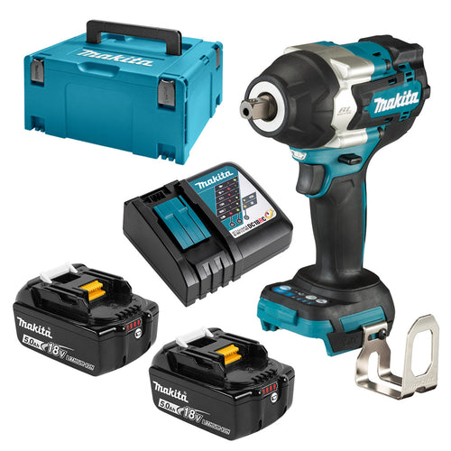 Boulonneuse à chocs 18V LXT 700 Nm 1/2" (2x5,0 Ah) en MAKPAC - MAKITA DTW701RTJ