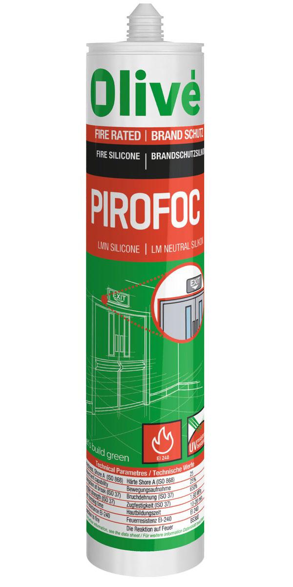 Olivé Pirofoc PMUC Blanc 300 ML - Silicone neutre anti-feu PMUC