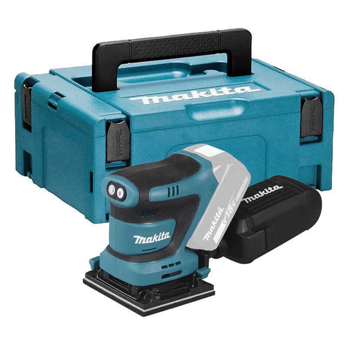 Ponceuse vibrante 18v 112x102 mm (solo)+ Makpac MAKITA DBO480ZJ