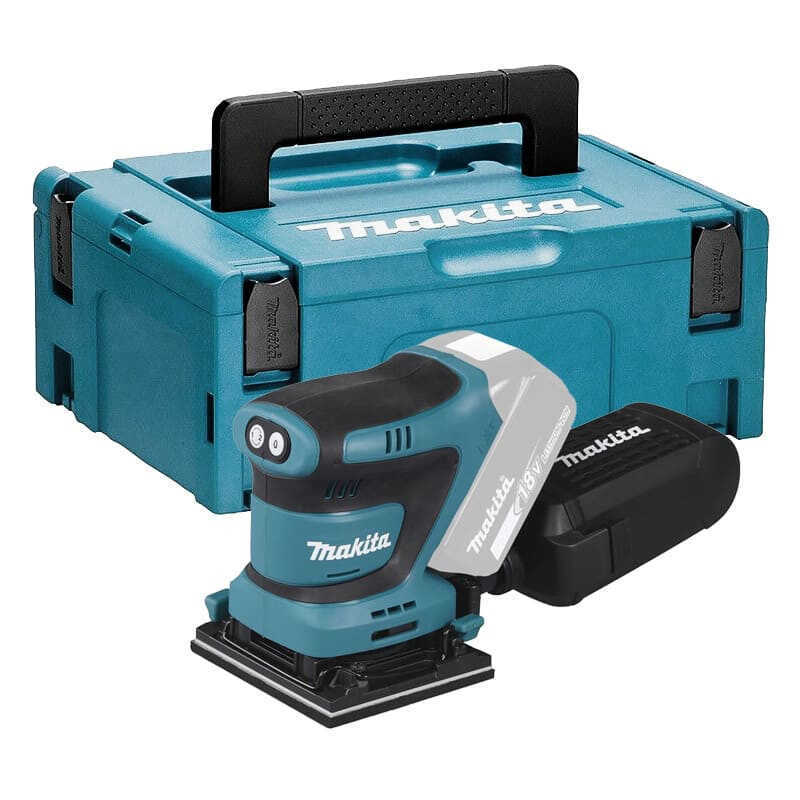 Ponceuse vibrante 18v 112x102 mm (solo)+ Makpac MAKITA DBO480ZJ