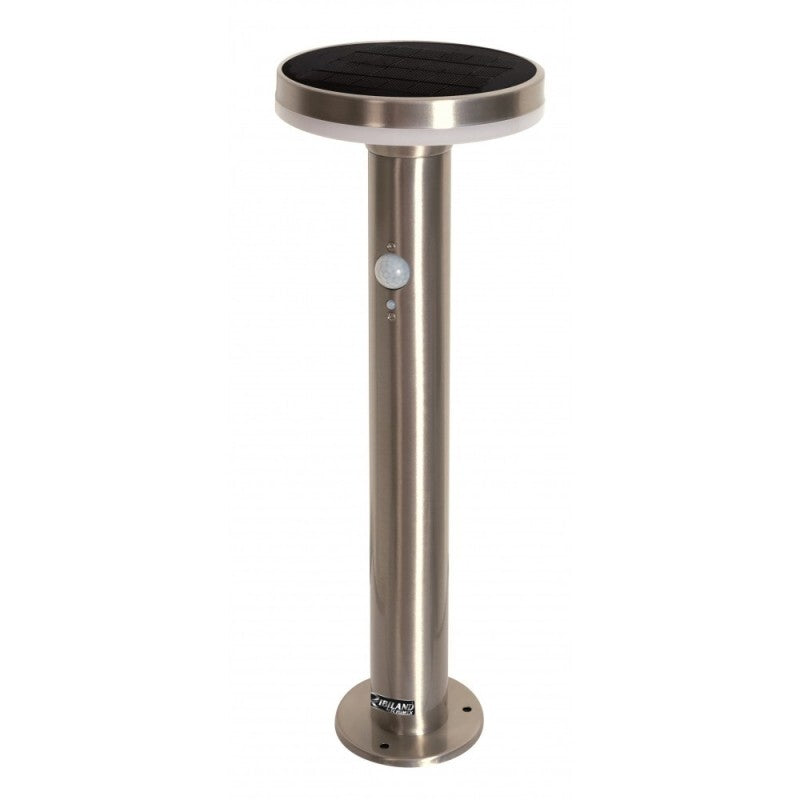 Borne solaire Stella hauteur 50cm rond sur pic avec détecteur de mouvement - RIBIMEX