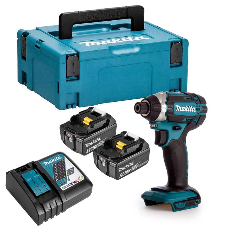 Visseuse à chocs 18V LXT 165 Nm (2x5,0 Ah) en MAKPAC - MAKITA DTD152RTJ
