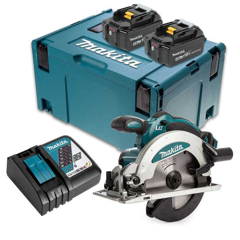Scie circulaire 18V (2x4,0 Ah) en MAKPAC - MAKITA DSS610RMJ
