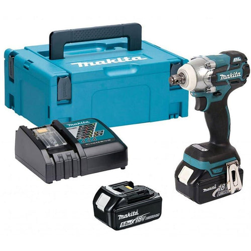 Coffret Boulonneuse à chocs 18V LXT 280 Nm 1/2" (2x5,0 Ah) en MAKPAC - MAKITA DTW285RTJ