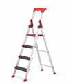 Escabeau professionnel de chantier marches XXL large de 12 cm, antidérapante avec porte outils et accessoires – SARAYLI