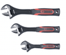 Jeu de 3 clés à molette KS, à manche bimatière ( 8"- 10"- 12" ) - KS Tools 577.0199
