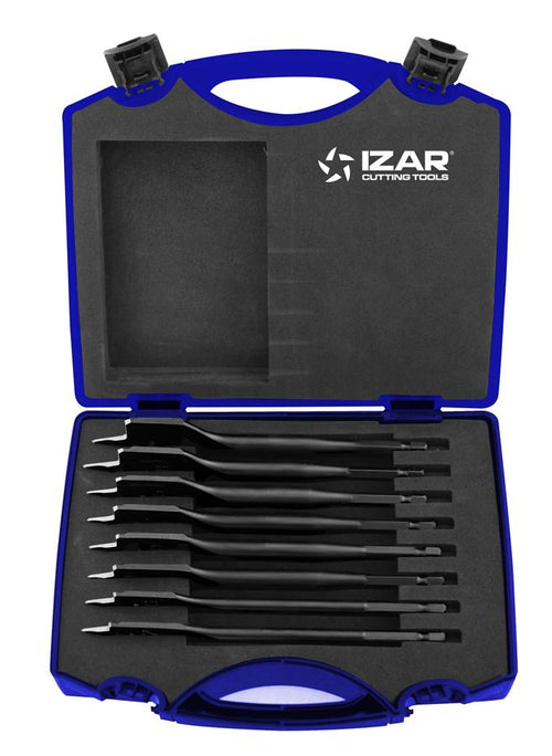 Coffret mèche plate haut rendement 12 à 32 mm Bois tendre - Réf: 1651 IZAR
