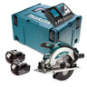 Scie circulaire 18V (2x5,0 Ah) en MAKPAC - MAKITA DSS610RTJ