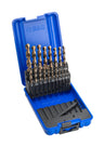 Coffret 19 forets DIN338 HSSE 5 % cobalt – 1 à 10 mm par 0.5 mm – IZAR 1016