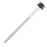 Vis bac acier - Sommet de nervure - Support bois - TH12 6.3x100 RAL au choix - 100 pièces