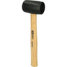 Maillet caoutchouc 300g - tête Ø 52 mm - avec manche frêne galbé  - KS Tools 140.5221